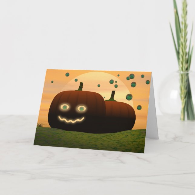 Cartão Halloween card (Frente)