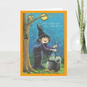 Cartão Halloween Card For Children