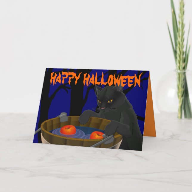 Cartão Halloween Cards Custom Halloween Custom Cards (Frente)