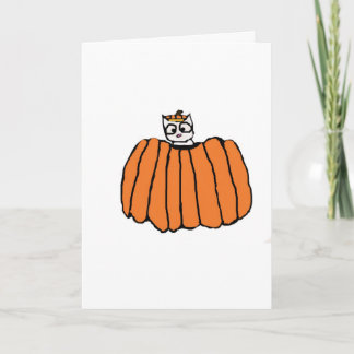 Cartão Halloween Cat Card