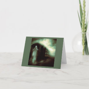 Cartão Halloween - Comboio Assombrado 1