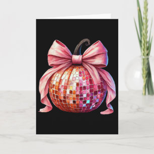 Cartão Halloween Coquette Women Girls Pumpkin Outono Than