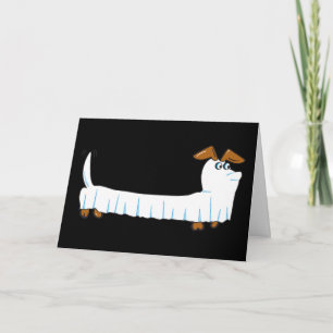 Cartão Halloween Dachshund