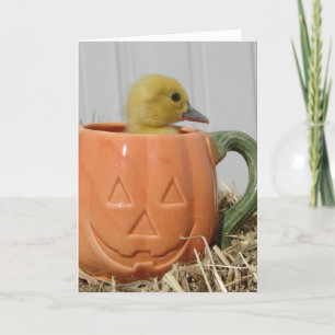 Cartão Halloween Duckling