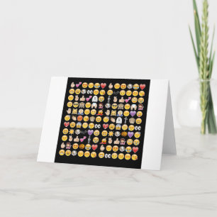 Cartão halloween emoji