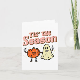 Cartão Halloween Fall Esta É A Época Figurume Mulheres Me