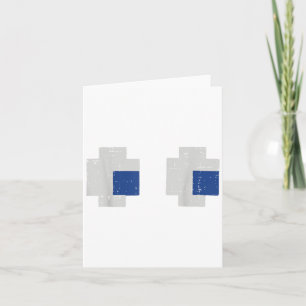 Cartão Halloween Gamer Pixel Eyes Jogos Costume Men Boys