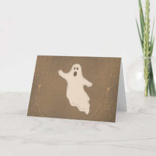 Cartão Halloween Ghost