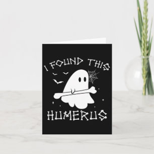 Cartão Halloween Ghost Encontrei Humero Engraçado Homens