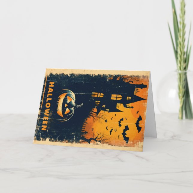 Cartão Halloween Graphic - Limited Edition Trabalho de ar (Frente)