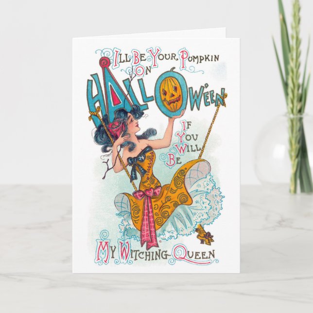 Cartão Halloween Greetings Card (Frente)