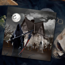 Halloween Grim Reaper Haunted House