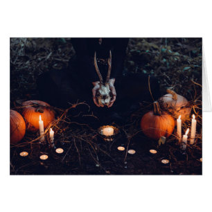 Cartão Halloween Haunted House