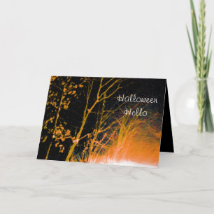 Cartão Halloween Hello -