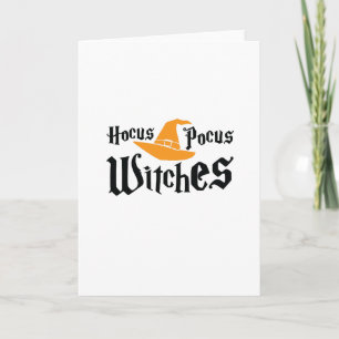 Cartão Halloween Hocus Pocus Witny Engraçado
