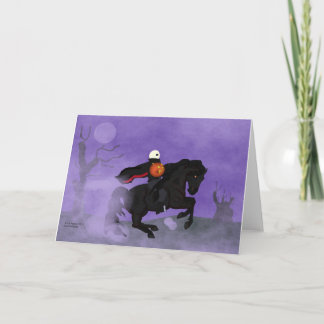 Cartão Halloween Horseman Card