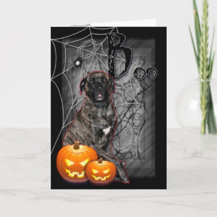 Cartão Halloween - Howloweenie Mastiff - Ciclone