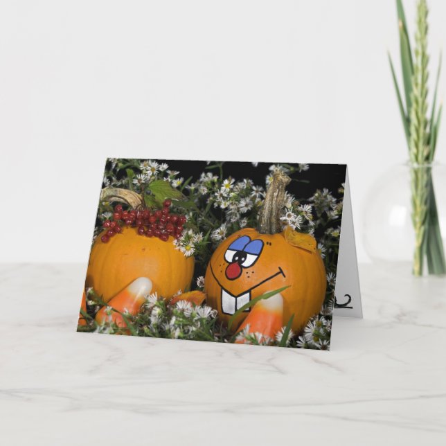 Cartão Halloween Humor (Frente)