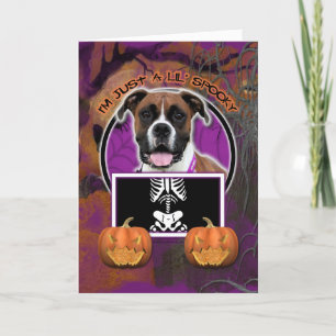 Cartão Halloween - Just a Lil Spooky - Boxer - Vindy