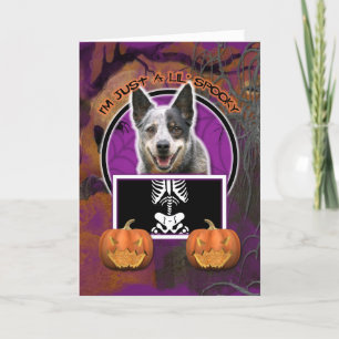Cartão Halloween - Just a Lil Spooky - Cattle Dog