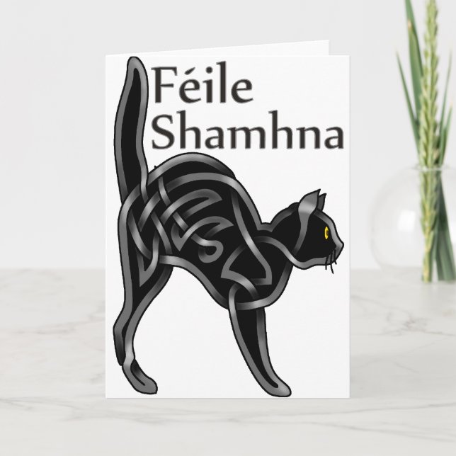 Cartão Halloween Kitty (Frente)