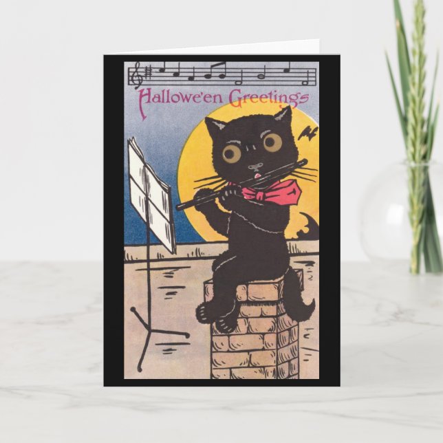 Cartão Halloween Kitty (Frente)