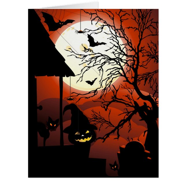 Cartão Halloween Malody Moonlight Nightare (Frente)