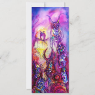 Cartão HALLOWEEN MONSTERS / ORK WAR Fantasy