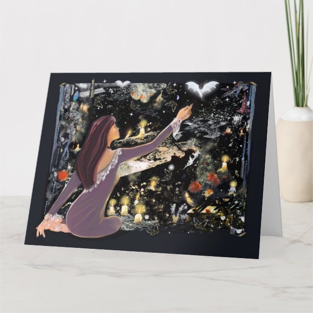 Cartão Halloween Mystique (Frente)