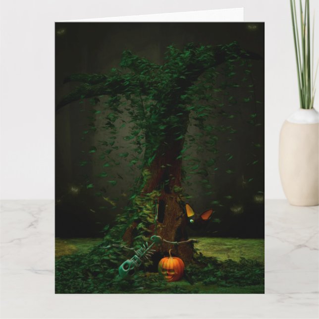 Cartão Halloween Night (Frente)