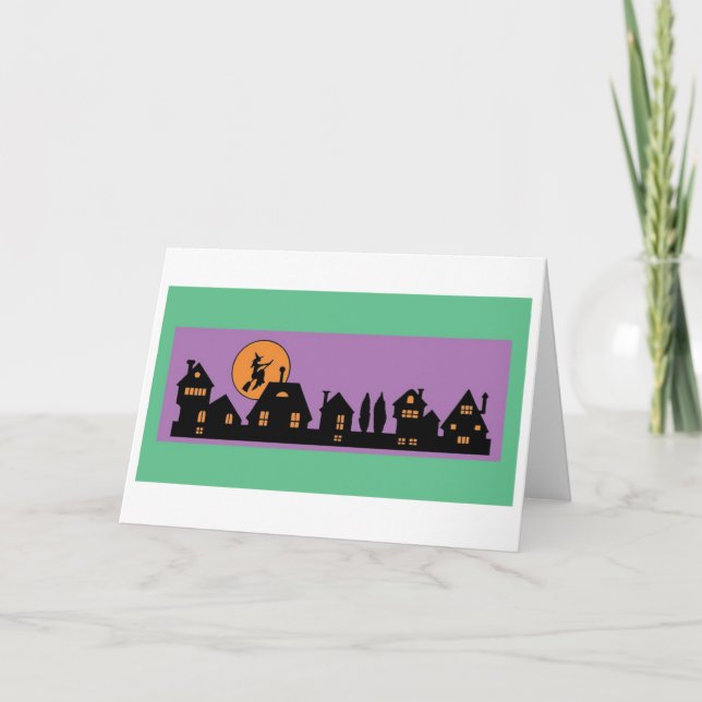 Cartão Halloween Night (Frente)
