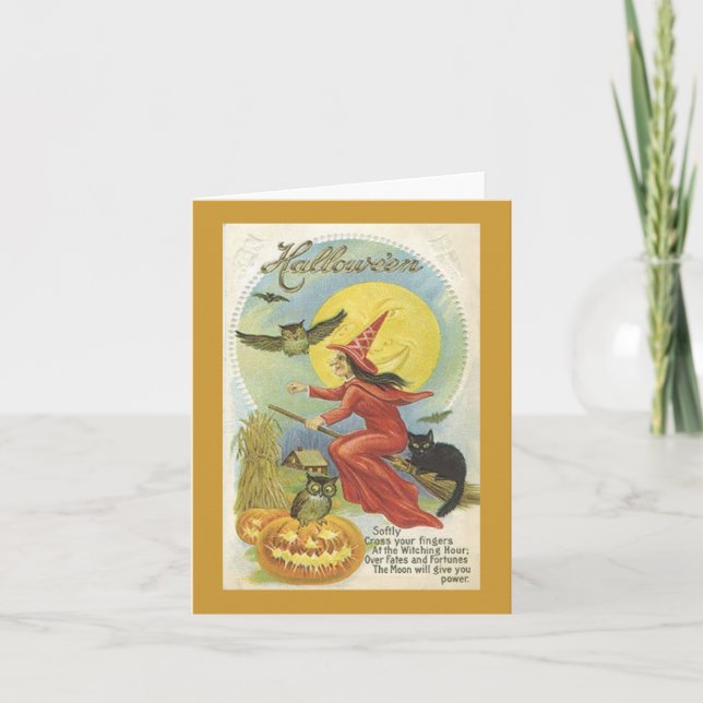 Cartão Halloween Note Card (Frente)