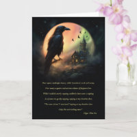 Halloween O Raven por Edgar Allan Poe Spooky
