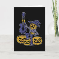 Halloween Party Pumpkin Guitar Música Assustadora
