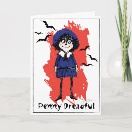 Cartão Halloween penny dreadful funny greeting card
