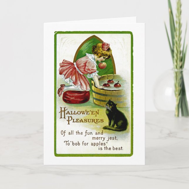 Cartão Hallowe'en Pleasures (Frente)