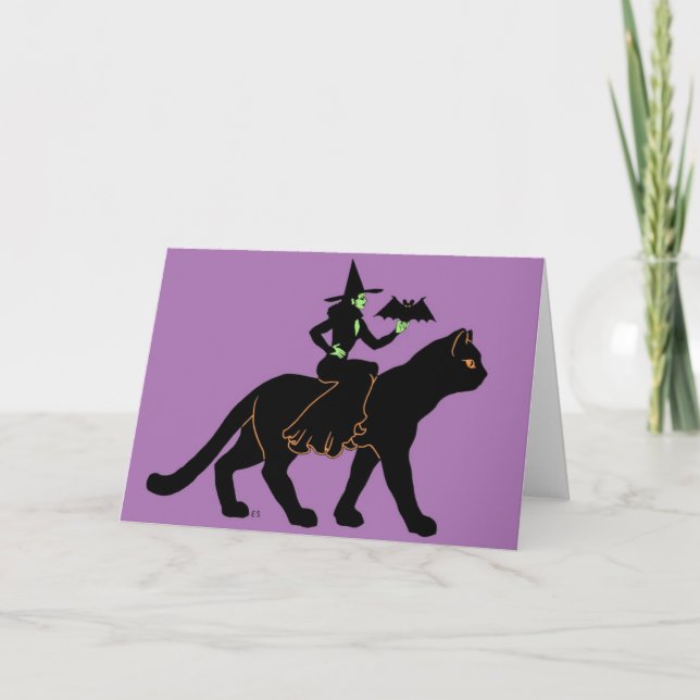 Cartão Halloween Promenade (Frente)