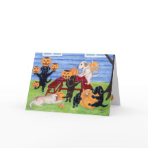 Halloween Pumpkin Carving Labradores