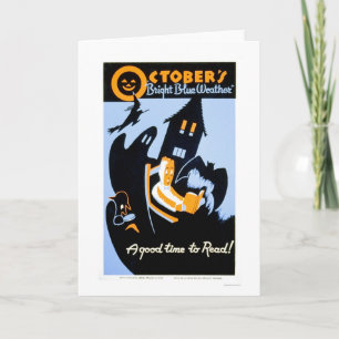 Cartão Halloween Reading 1937 WPA