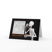 Halloween Skeleton Treats (photo frame)