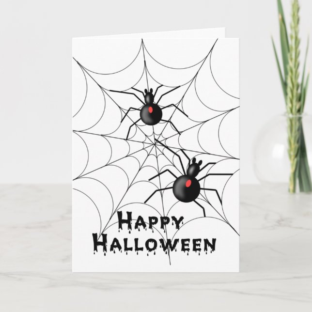 Cartão Halloween Spiders Card - TBA (Frente)