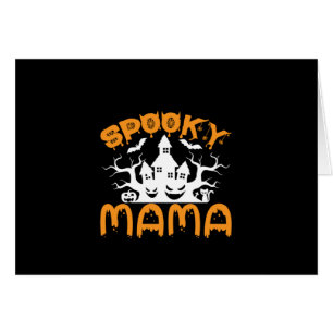 Cartão Halloween Spooky Mama Birthday