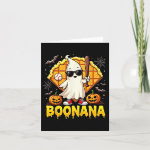 Cartão Halloween Spooky Season Boonana Cute Ghost Nana