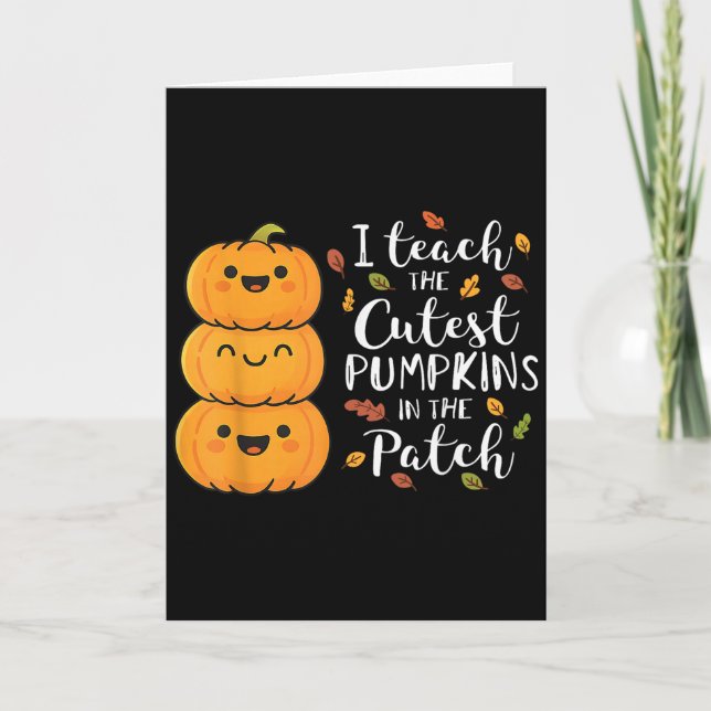 Cartão Halloween Teacher Shirts Men Women All Teachers Lo (Frente)