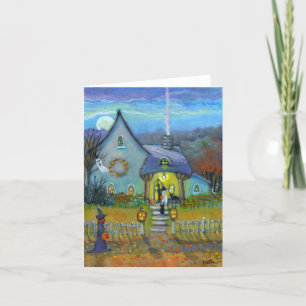 Cartão Halloween Trick or Treating Note Card