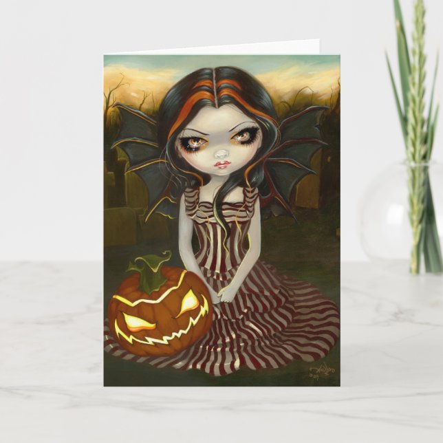 Cartão "Halloween Twilight" Greeting Card (Frente)