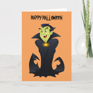 Cartão Halloween Vampire