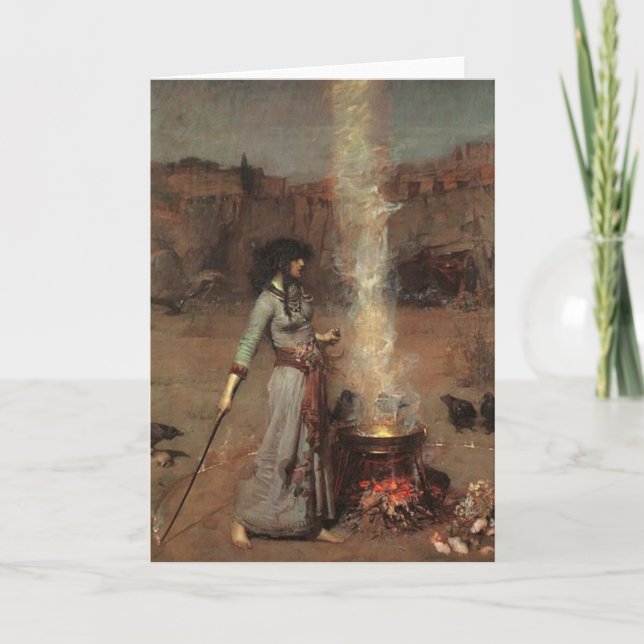 Cartão Halloween Witch (Frente)