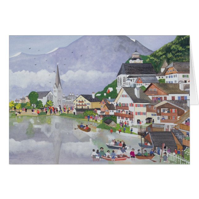 Cartão Hallstadt Áustria 1995 (Frente Horizontal)