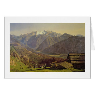 Cartão Hallstatter-Veja (óleo em canvas)